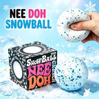 NeeDoh Snow Ball Crunch Squishy – TPR Sensory Fidget Toy