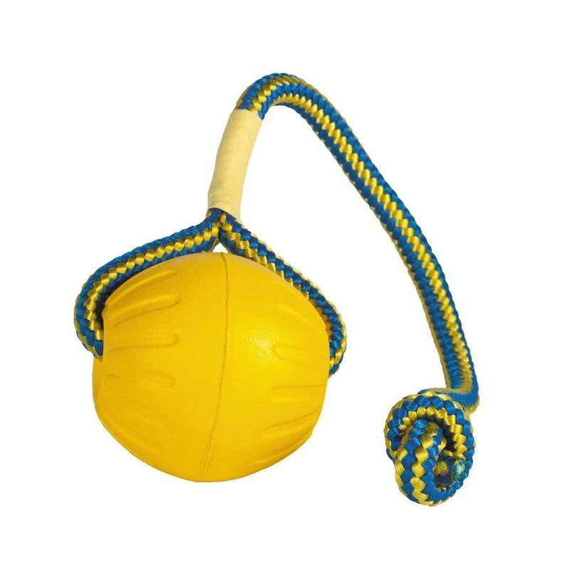 🎾🐶 EVA Floating Dog Ball – Bite Resistant Pull Ring Rope Toy