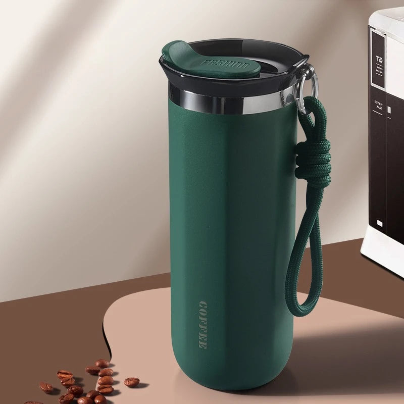 Stainless Steel Vacuum Flask – Insulated Hot & Cold Travel Mug Coffee Cup ☕✨
