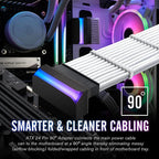 USB 3.0 Motherboard Header Adapter 19P/20P 90° Desktop Converter