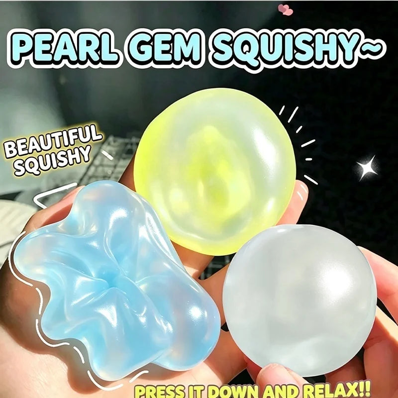 Pearl Squishy Stress Ball – Stretchable Moldable Non-Rebound Fidget Toy