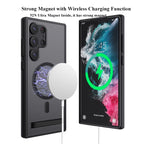 UYUXIO Magnetic Stand Case for Samsung Galaxy S24 / S23 / S22 Ultra Plus
