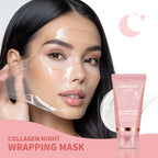 💎🍯 Collagen Jelly Cream Overnight Mask – Hydrolyzed Collagen Peel-Off Wrapping Mask for Hydrating, Firm & Moisturized Skin
