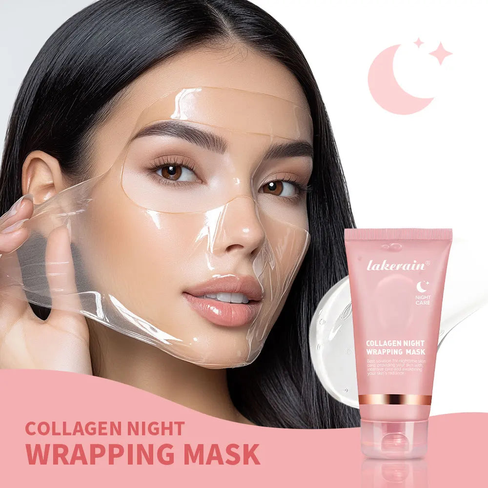 💎🍯 Collagen Jelly Cream Overnight Mask – Hydrolyzed Collagen Peel-Off Wrapping Mask for Hydrating, Firm & Moisturized Skin
