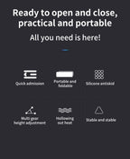 💻📐 Portable Foldable Laptop Stand – Cooling Riser Support Base
