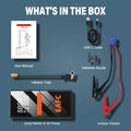 🚗⚡ 12V Car Jump Starter 4-in-1 – Wireless Tire Inflator Air Compressor, Power Bank & Fast Charging Portable Battery