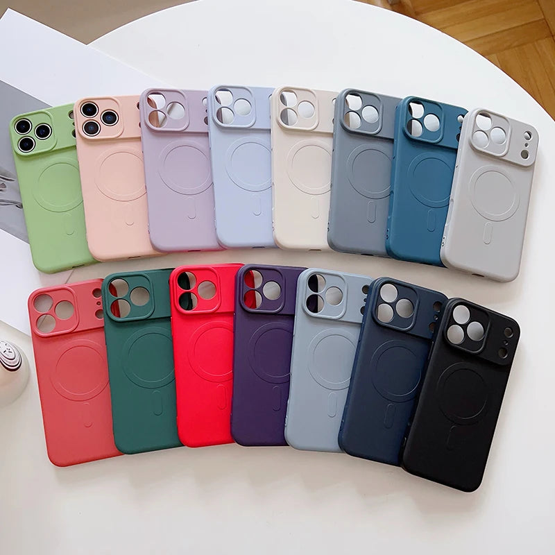 MagSafe Magnetic Liquid Silicone Case for iPhone 17 Series