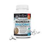 Magnesium Bisglycinate - for Muscle, Nerve, Sleep, Joints, Bones, Immune & Energy - High Absorption, Vegetarian,120 Capsules