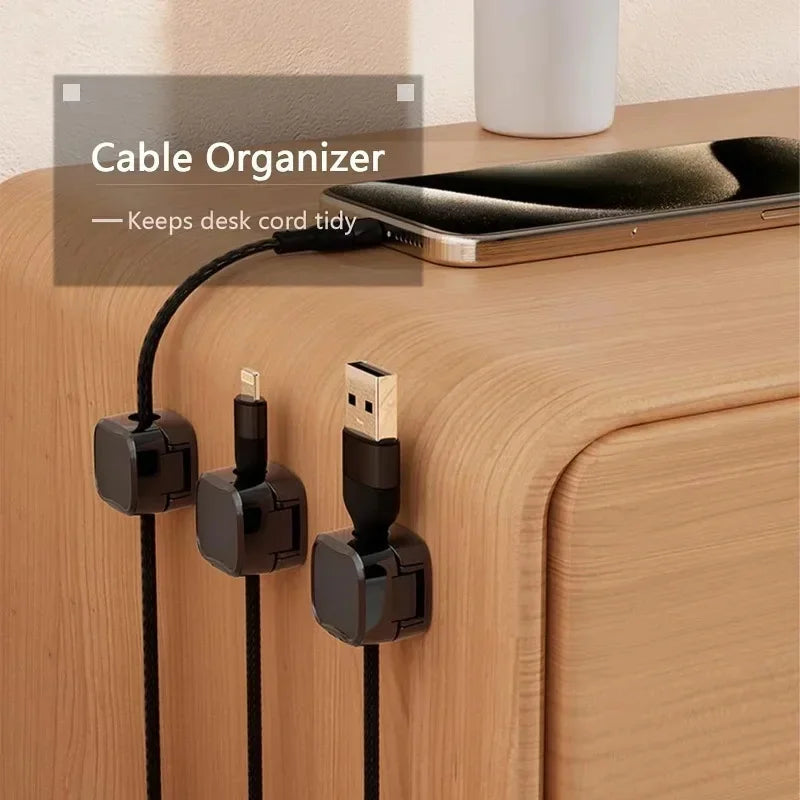 🧲🔌 Magnetic Cable Clips – Smooth Adjustable Cord Holder (4/8/16/36PCS)