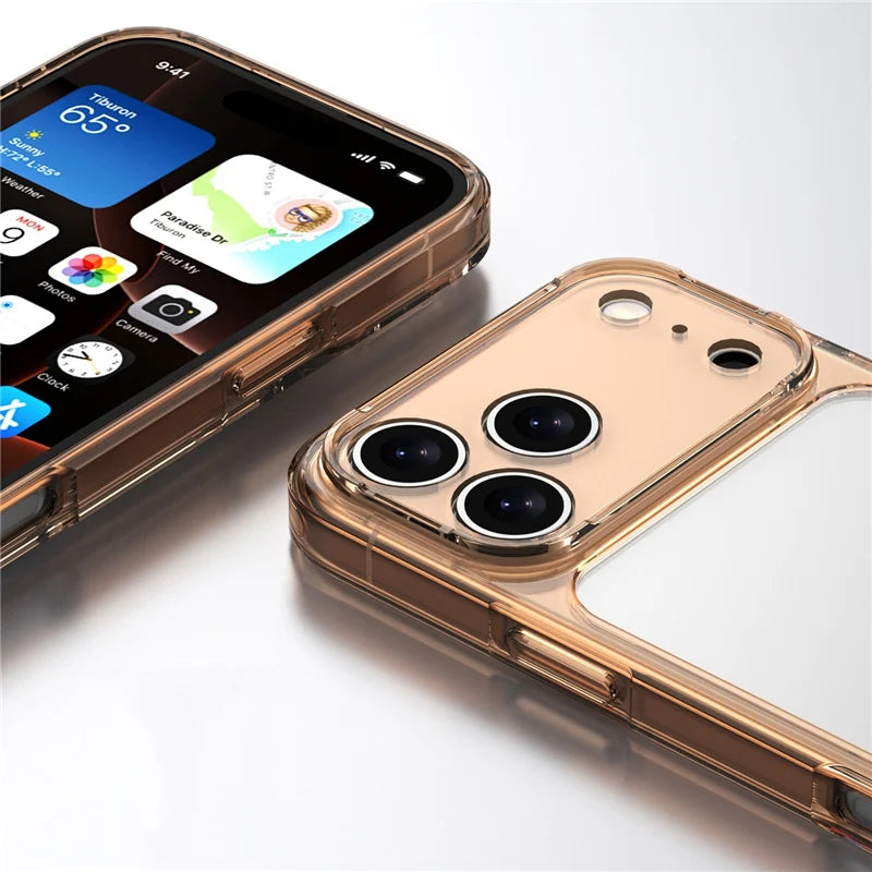 💎📱 Luxury Transparent Shockproof Case for iPhone 17 Series