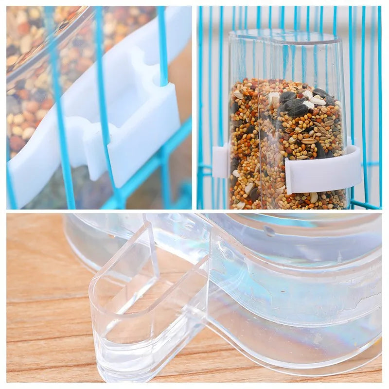 🦜💧 Automatic Bird Water & Food Dispenser for Cage