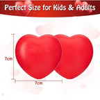 Heart Stress Balls – 2-Pack Red Heart-Shaped Foam Fidget Toys
