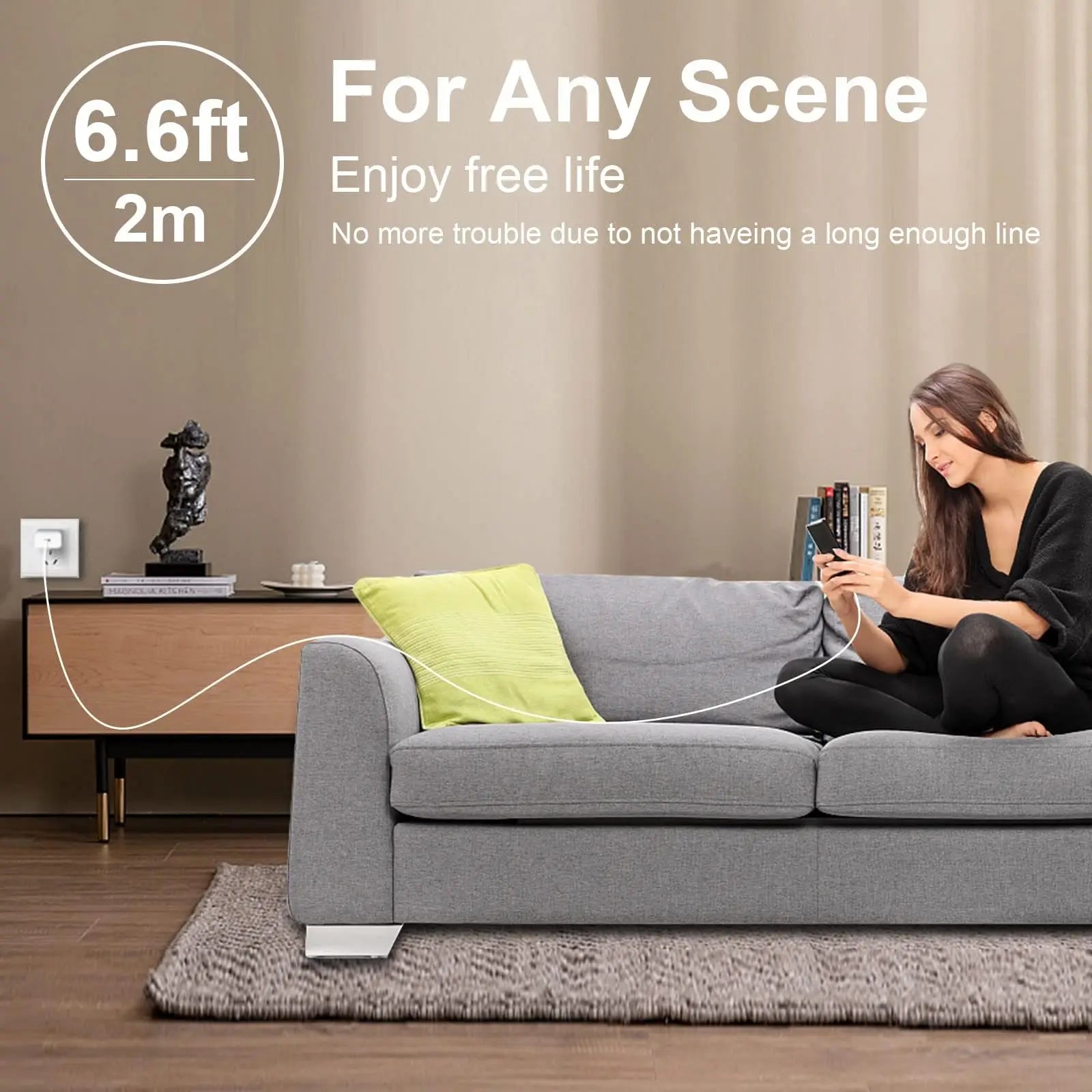 20W USB-C Fast Charger with 6FT Cable – For iPhone & iPad