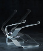 💻⬆️ P68 / P69 Aluminum Alloy Laptop Stand – Double Vertical Cooling Design