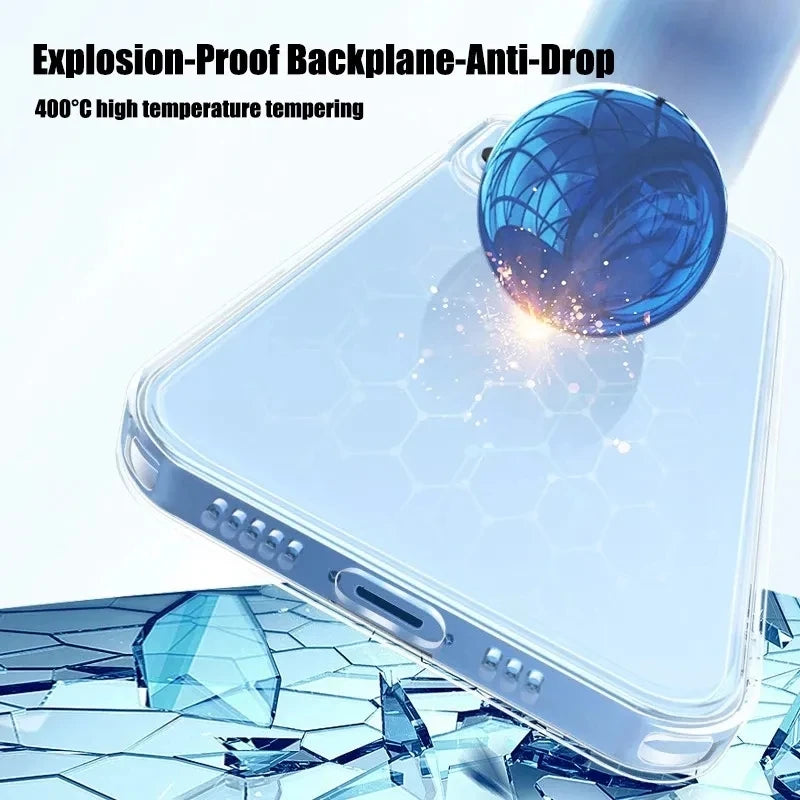 Transparent Soft TPU Silicone Case for iPhone – Clear Back Cover