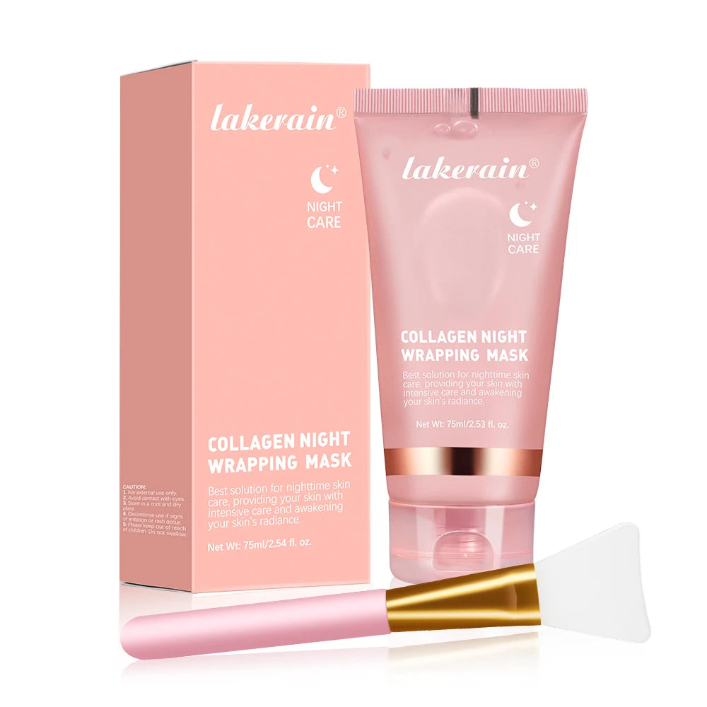 💎🍯 Collagen Jelly Cream Overnight Mask – Hydrolyzed Collagen Peel-Off Wrapping Mask for Hydrating, Firm & Moisturized Skin
