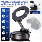 Upgraded 360° Vacuum Magnetic Phone Holder | Hands-Free Car Mount 🚗 | Suction Cup Magnetic Phone Stand for Car, Gym, Mirror, Kitchen & More ✨