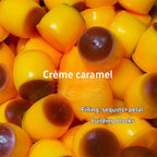 Caramel Pudding Squishy Stress Ball – Soft Sensory Block Fidget Toy