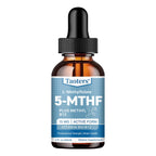 L Methylfolate Plus Methyl B12 Cofactor Liquid Drops - Metabolically Active 5-MTHF Form, Supports Mood, Methylation, Cognition