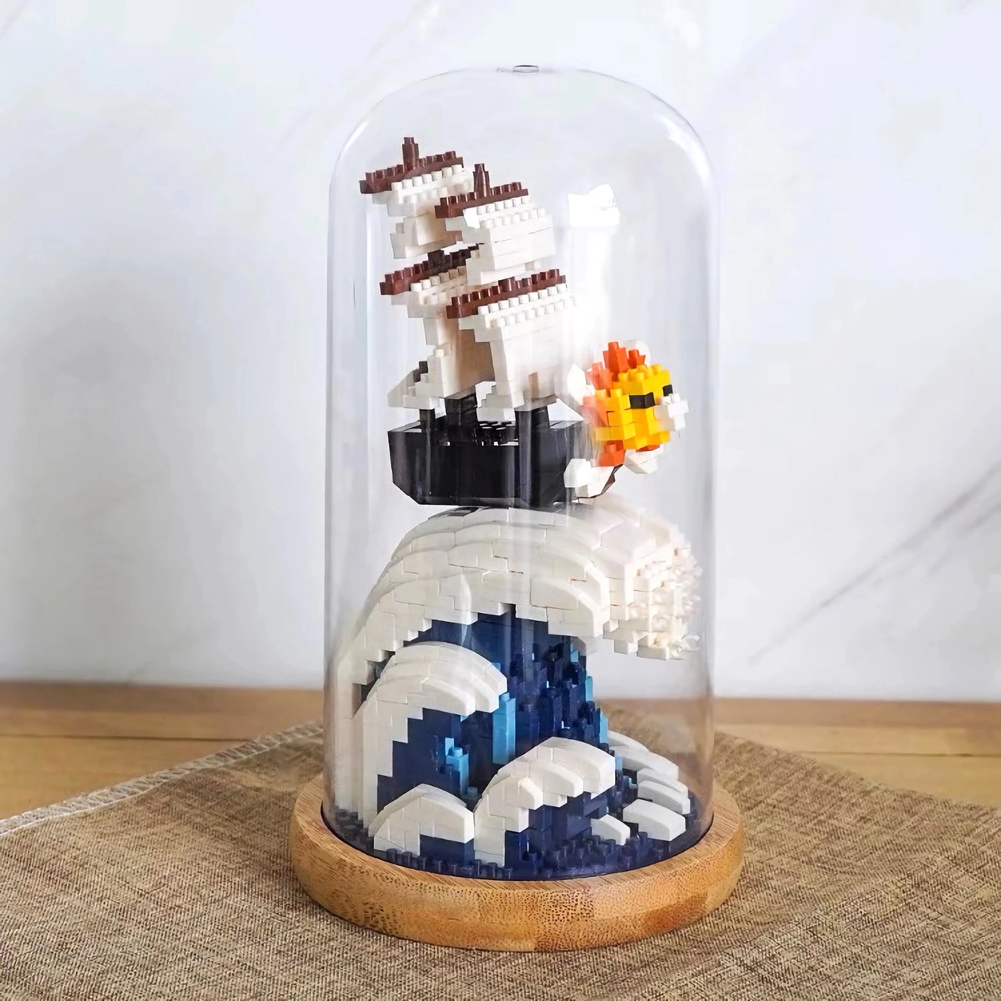 🧱✨ Educational MOC Mini Building Blocks – Exquisite Handmade Assembly Model for Kids | Desktop Decoration & Holiday Gift