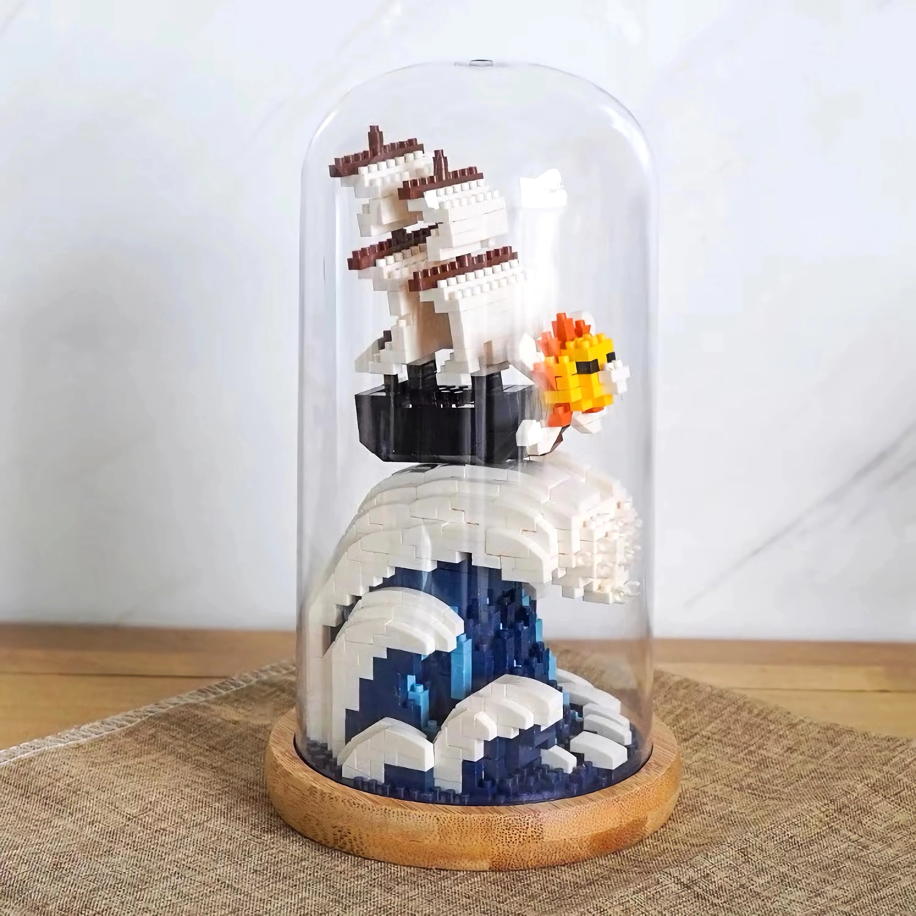 🧱✨ Educational MOC Mini Building Blocks – Exquisite Handmade Assembly Model for Kids | Desktop Decoration & Holiday Gift
