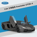 1:24 Lamborghini Aventador LP700-4 Simulation Alloy Car Model  - Suitable for Children's Toys and Collections