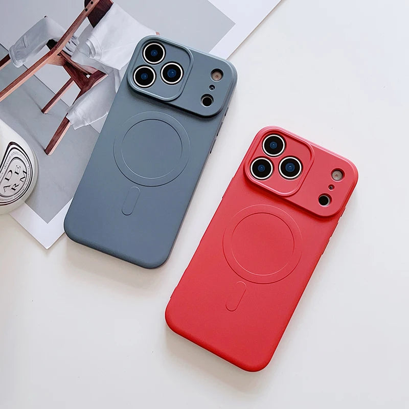 MagSafe Magnetic Liquid Silicone Case for iPhone 17 Series