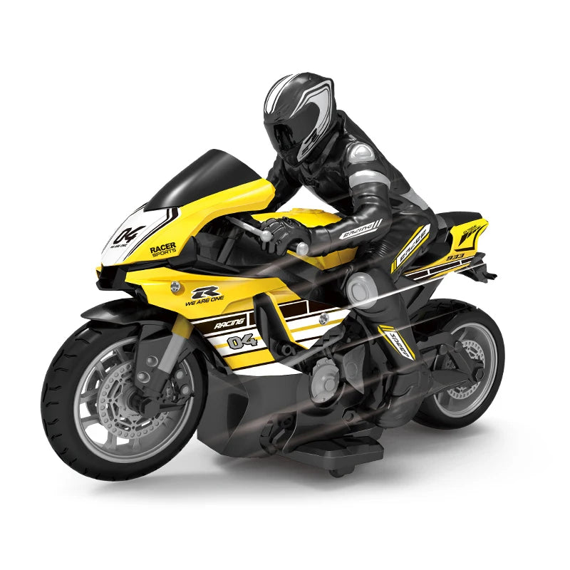 1/10 RC Motorcycle 4CH Drift Racing High Speed Remote Control Motorcycles 35 Meters Electric Off-Road Model Toys for Boys Child