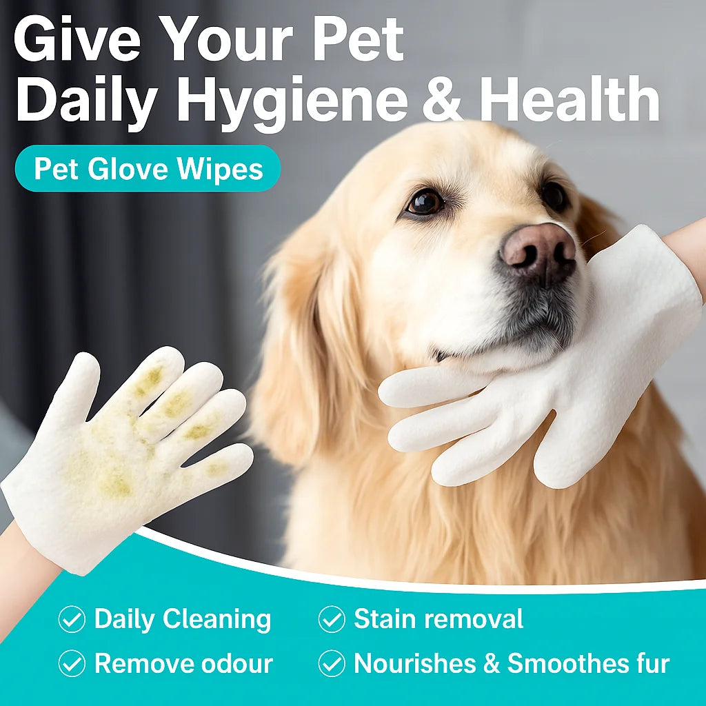 Pet supplies, pet disposable gloves, bathing and cleaning for cats and dogs, dry cleaning, wet wipes, and gloves.