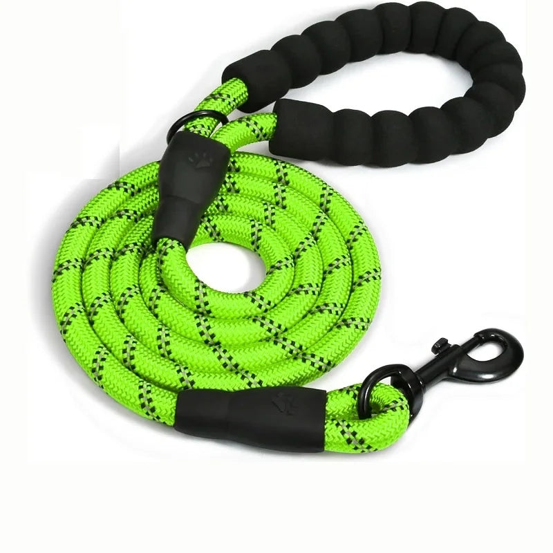 🐕🔗 Double Strap Retractable Dog Leash – Reflective Heavy Duty Lead