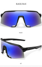Cycling Sunglasses for Men and Women UV400 Available in 5 colors, these big-frame eyewear pieces are perfect for running, fishing, and other sports activities.