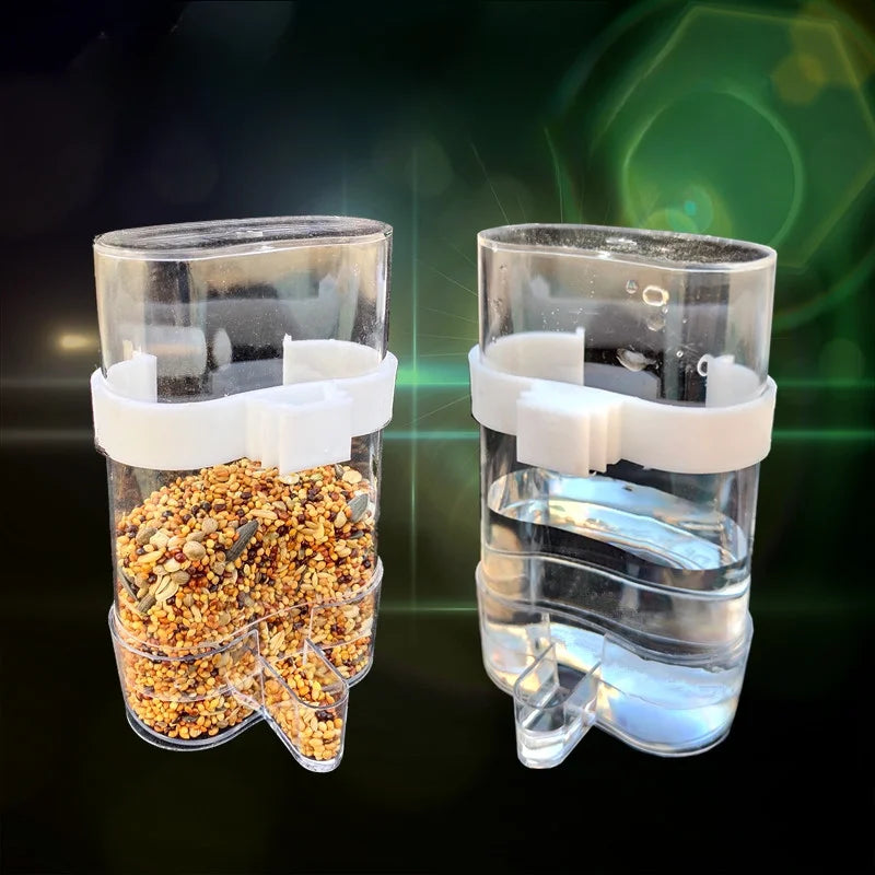 🦜💧 Automatic Bird Water & Food Dispenser for Cage