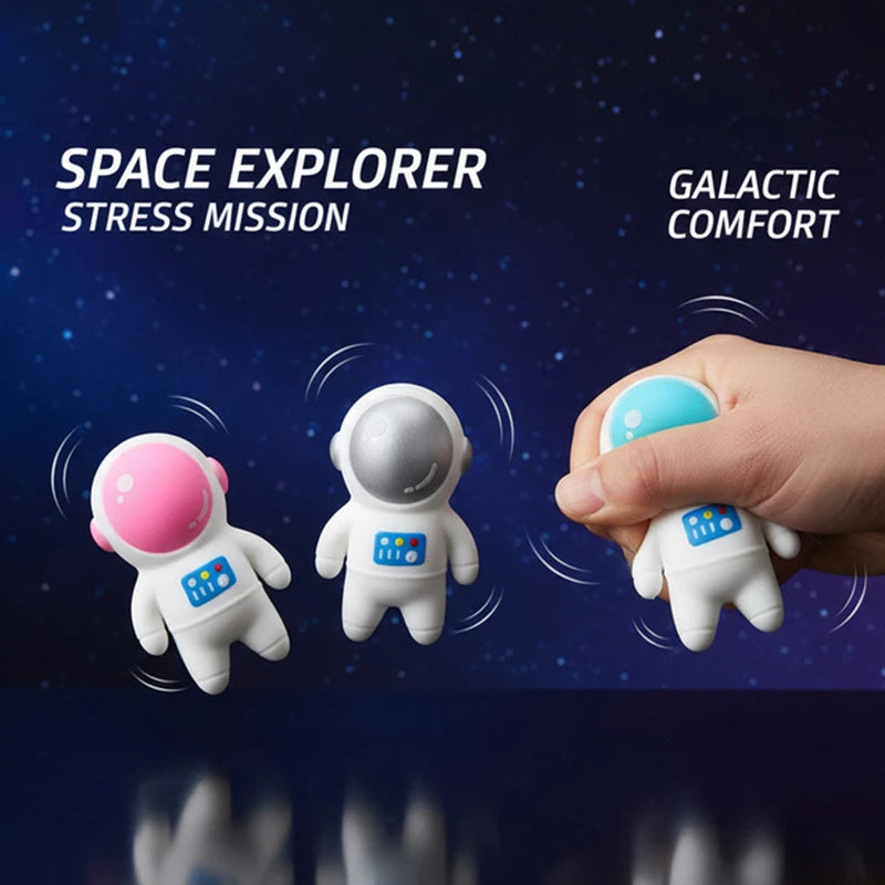 Astronaut Squishy Toy – Kawaii Space Man Sensory Fidget Ball