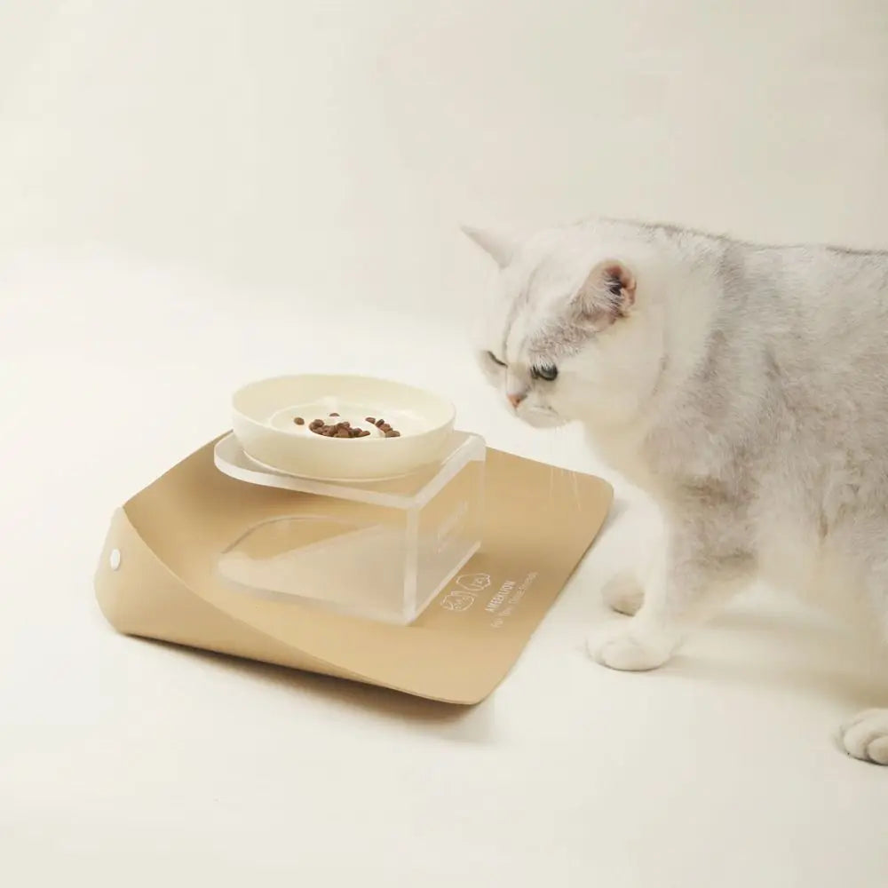 Pet Supplies PU Leather Pet Anti Spill Placemat Waterproof Oil Resistant Dog Food Pad Anti Slip Pet Feeding Mat Drinking Feeding