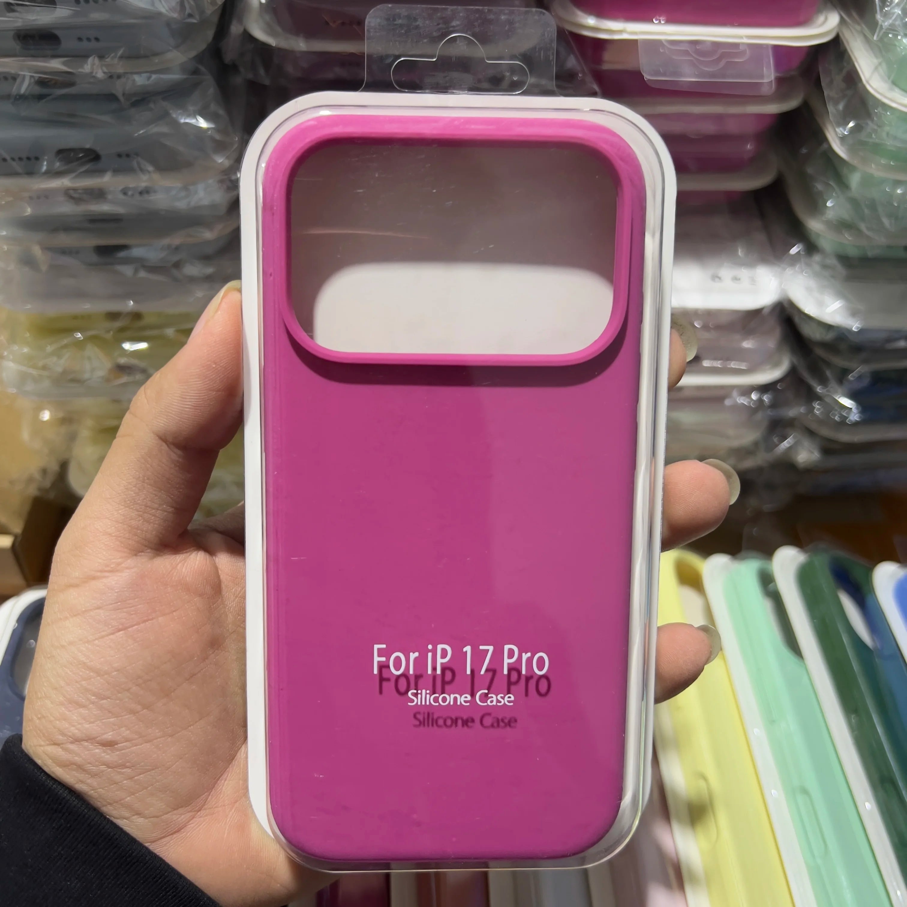 🍭📱 Official Liquid Silicone Skin-Feel Case for iPhone 17 Air / 16 / 15 / 14 / 17 Pro Max