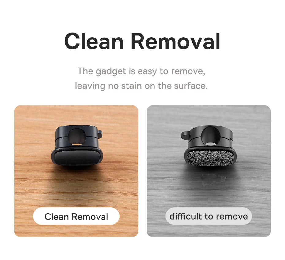 🧲🔌 Baseus Magnetic Cable Organizer Holder – Adjustable Under Desk Clip