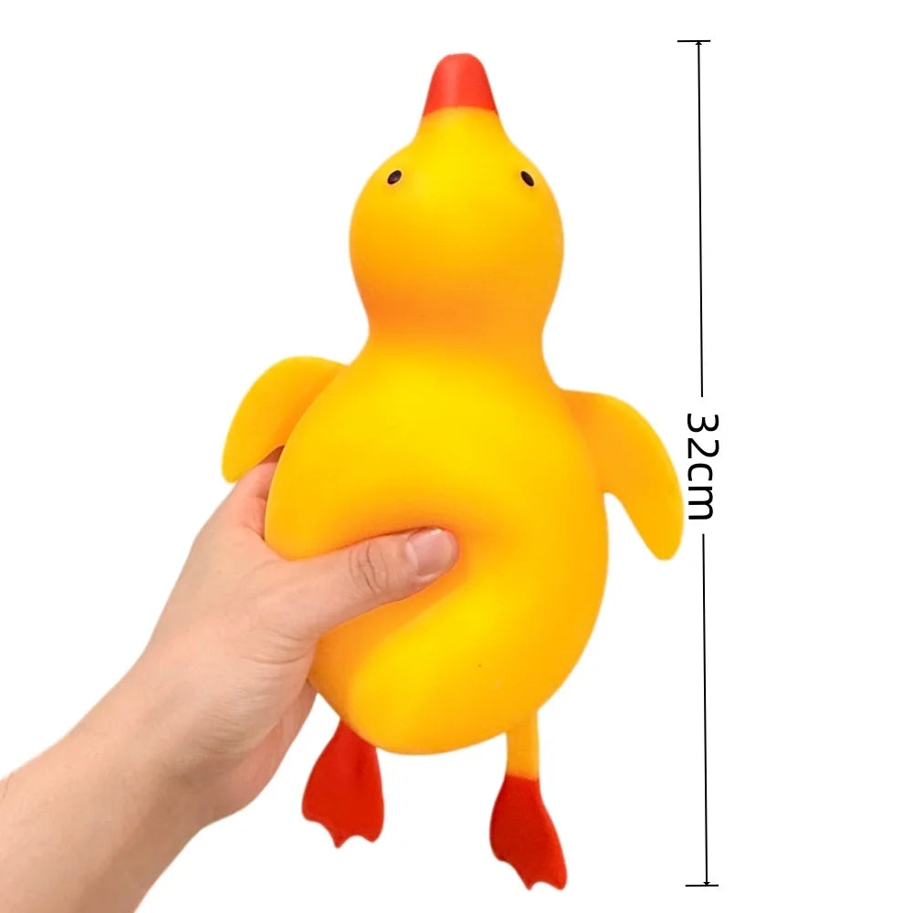 Jumbo Squishy Duck Stress Ball – Soft Sensory Squeeze Fidget Toy