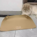 Pet Supplies PU Leather Pet Anti Spill Placemat Waterproof Oil Resistant Dog Food Pad Anti Slip Pet Feeding Mat Drinking Feeding