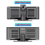 10.26" 4K Dash Cam Mirror with Wireless CarPlay & Android Auto, GPS, Rear Camera, 1600x600 IPS Touchscreen, Voice Control, Parking Monitor