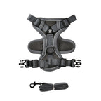 🐾🎽 Breathable Reflective Cat & Small Dog Harness with Leash