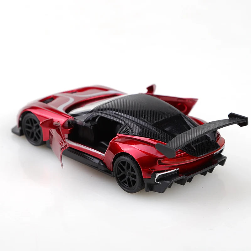 1:36 Alloy Pullback Racing Car – Metal Die‑Cast Toy Model for Kids & Collectors
