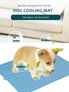 ❄️🐾 Dog Cooling Mat – Summer Pet Cold Bed Ice Pad