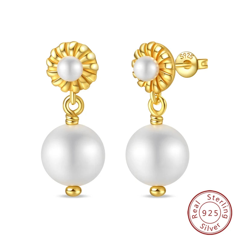 🌙⭐🐝 925 Sterling Silver Star Moon Bee Pendant Earrings ✨ | Gold-Tone Sparkling Zircon Luxury Earrings for Women 💎 | Wedding & Engagement Jewelry Gift 👰