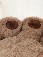 🐾🛏️ Fluffy Winter Dog Bed – Plush Kennel Sofa Cushion