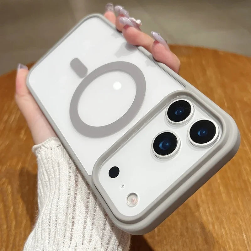 Clear Magnetic MagSafe Case for iPhone 17 / 17 Air / 17 Pro Max 📱 | Shockproof, Slim & Anti-Scratch Candy Color Cover