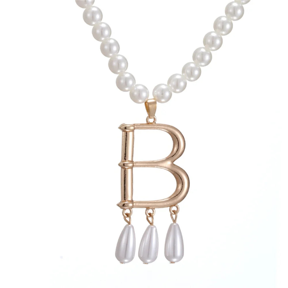 👑✨ Fashion Queen Anne Boleyn Cosplay Necklace 🤍 | Faux Pearl Renaissance Noble Jewelry 💎 | Halloween Royal Costume Accessory for Women 🎃