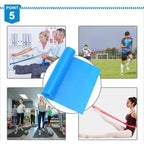 Elastic Fitness Resistance Bands – Yoga, Pilates, CrossFit & Stretch Training Bands💪🔥