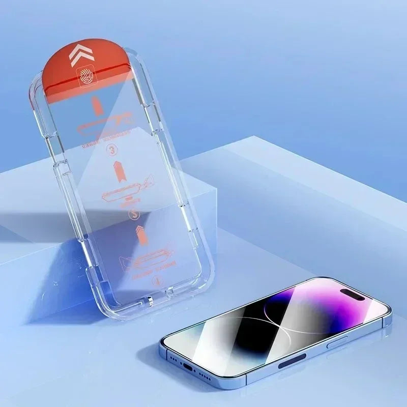 5PCS 8K HD Tempered Glass Screen Protector – Auto Dust Removal