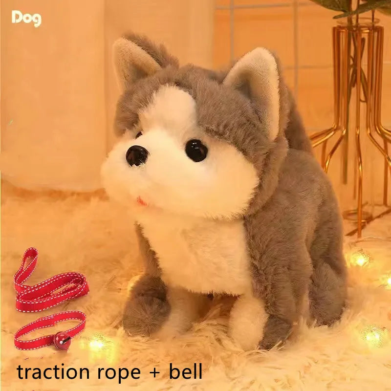 🐶🎶 Baby Walking & Barking Plush Puppy Toy – Interactive Electronic Pet with Tail Wagging | Montessori Toy for Toddlers & Kids