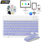 ⌨️🖱️ Mini Wireless Bluetooth Keyboard & Mouse Set – Portable for iPad & Android